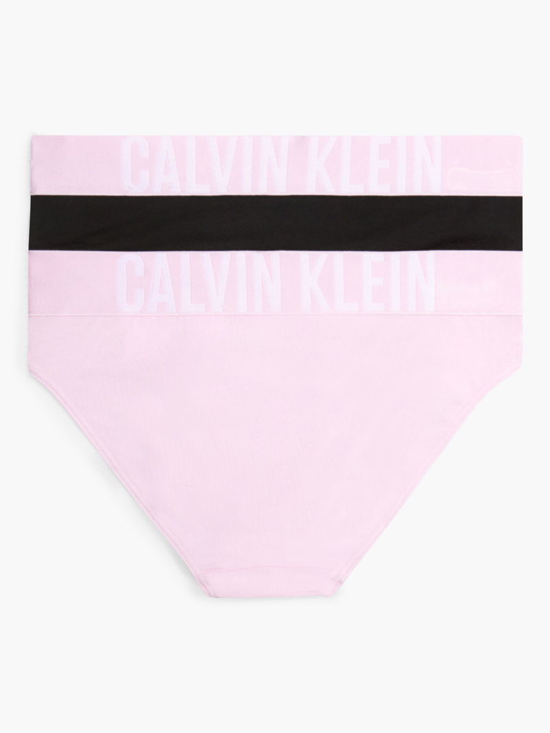 CALVIN KLEIN Girls Intense Power Bikini Brief in Frostedpink/Pvhblack