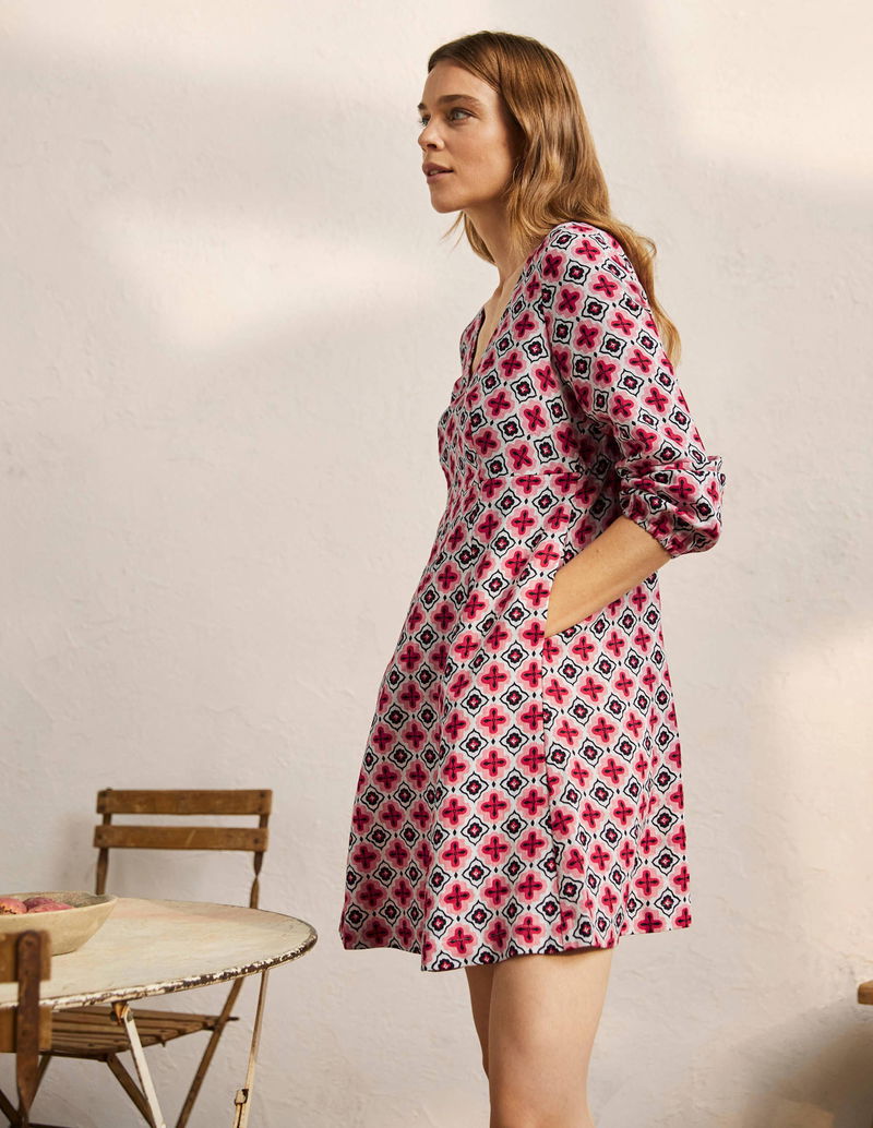 boden flippy jersey dress Boden Women's Daisy Flippy Jersey Dress in Blue