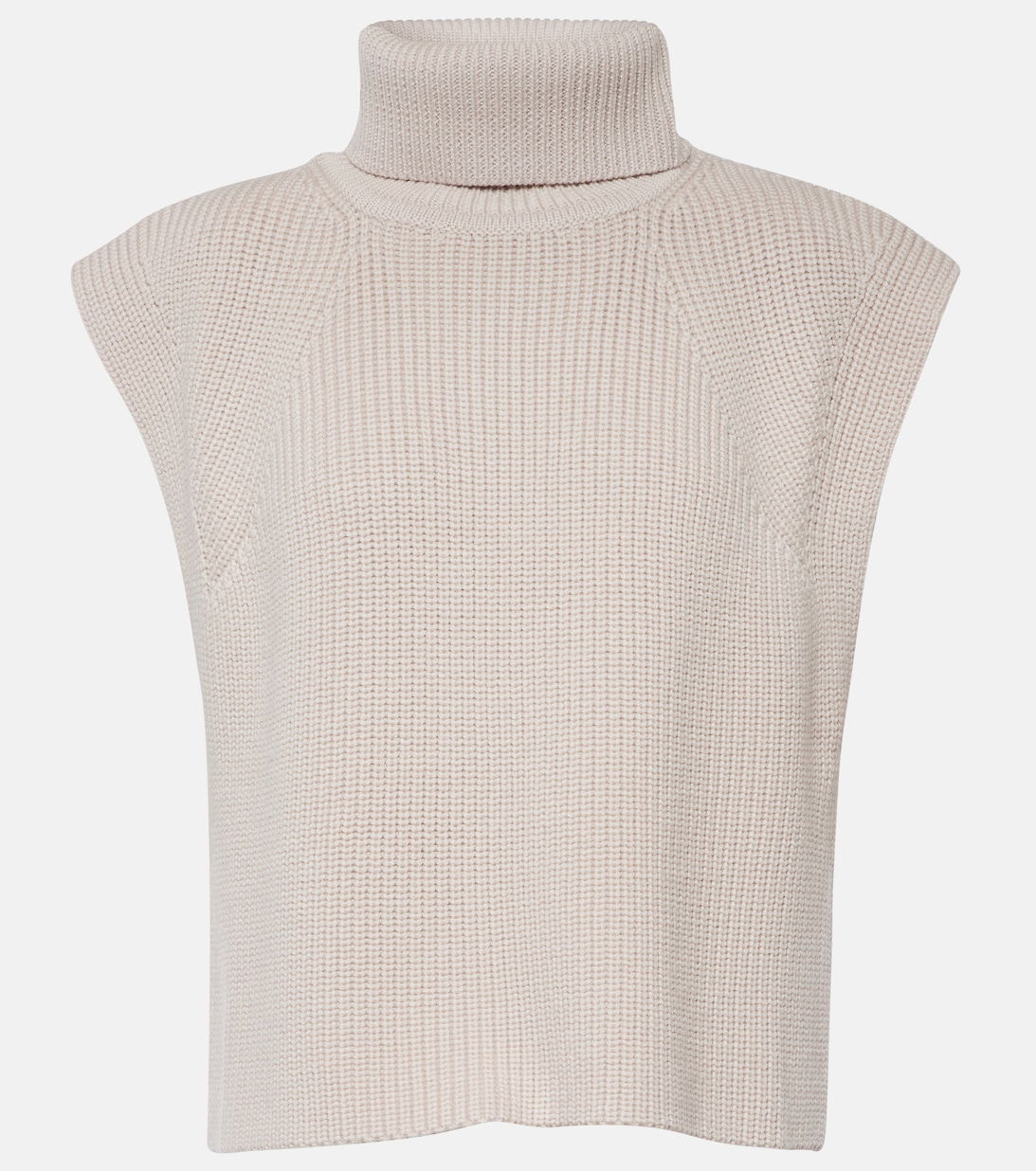 ISABEL MARANT ÉTOILE Megan Turtleneck Wool Sweater Vest in Neutrals ...