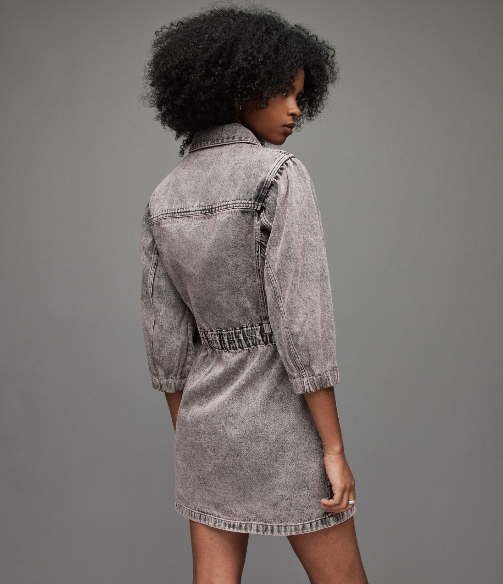white christmas dresses Ann Denim Dress main image 1