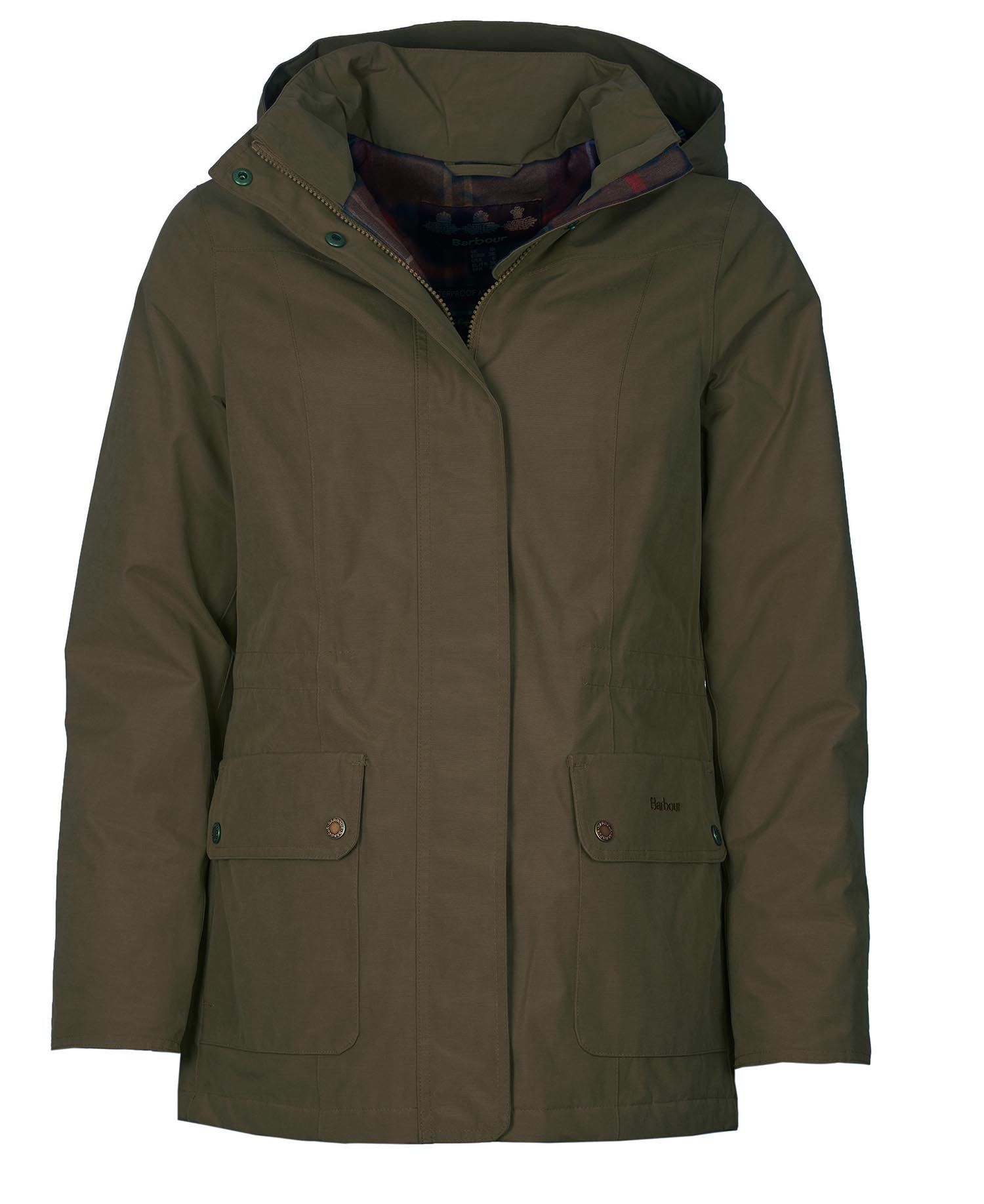 BARBOUR Lockwood Waterproof Jacket in Honey Mustard/Classic Endource