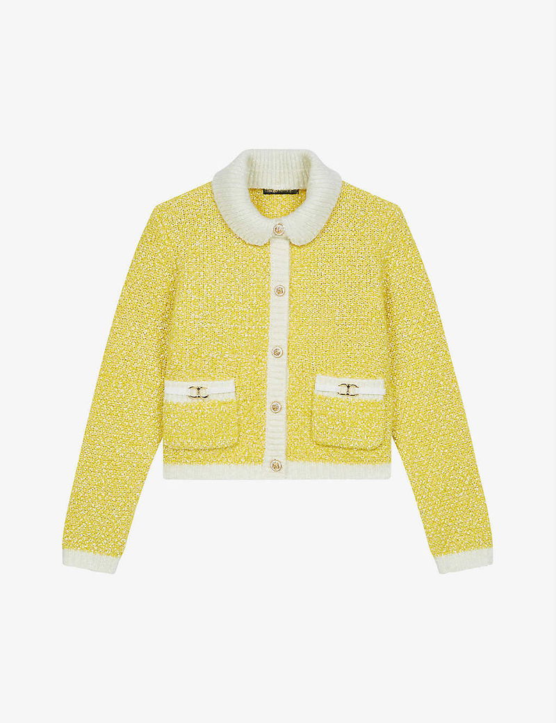 MAJE Missiony Bouclé Knitted Cardigan endource