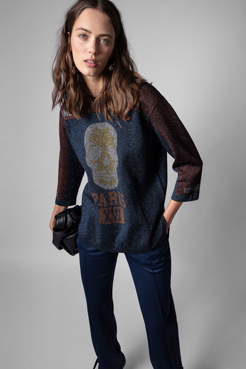 ZADIG & VOLTAIRE Jeff Sweater in Ink | Endource