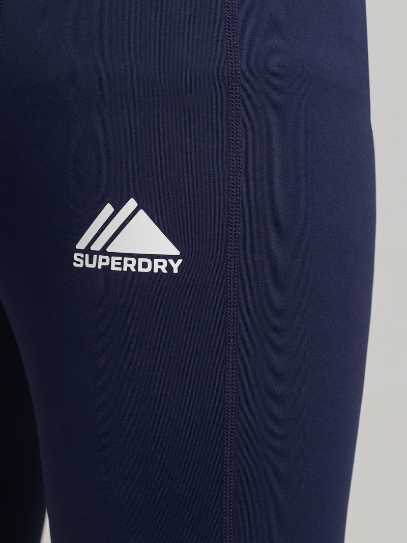 SUPERDRY Base Layer Gym Leggings in Rich Navy