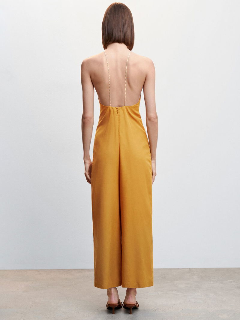 MANGO Open Back Jumpsuit endource