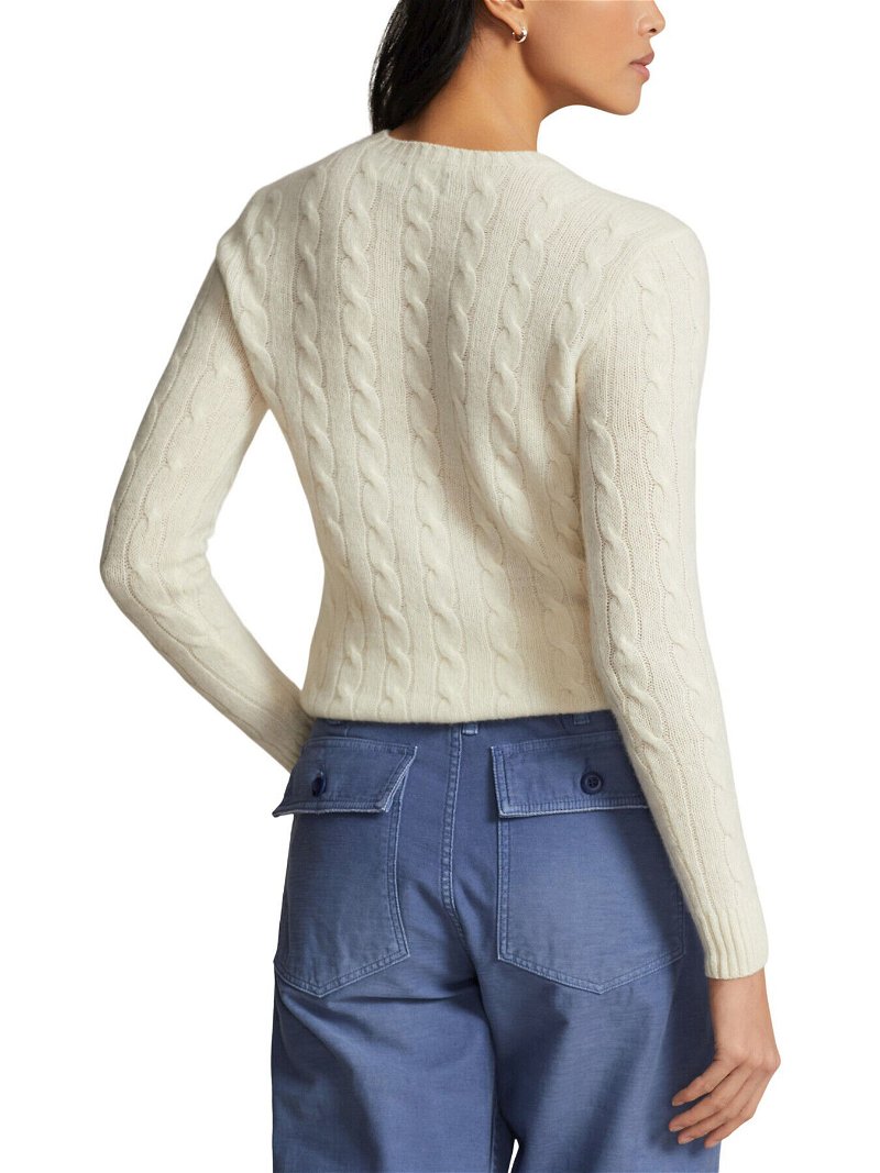 Polo Ralph Lauren women's knitted sweater WHITE 211910421001
