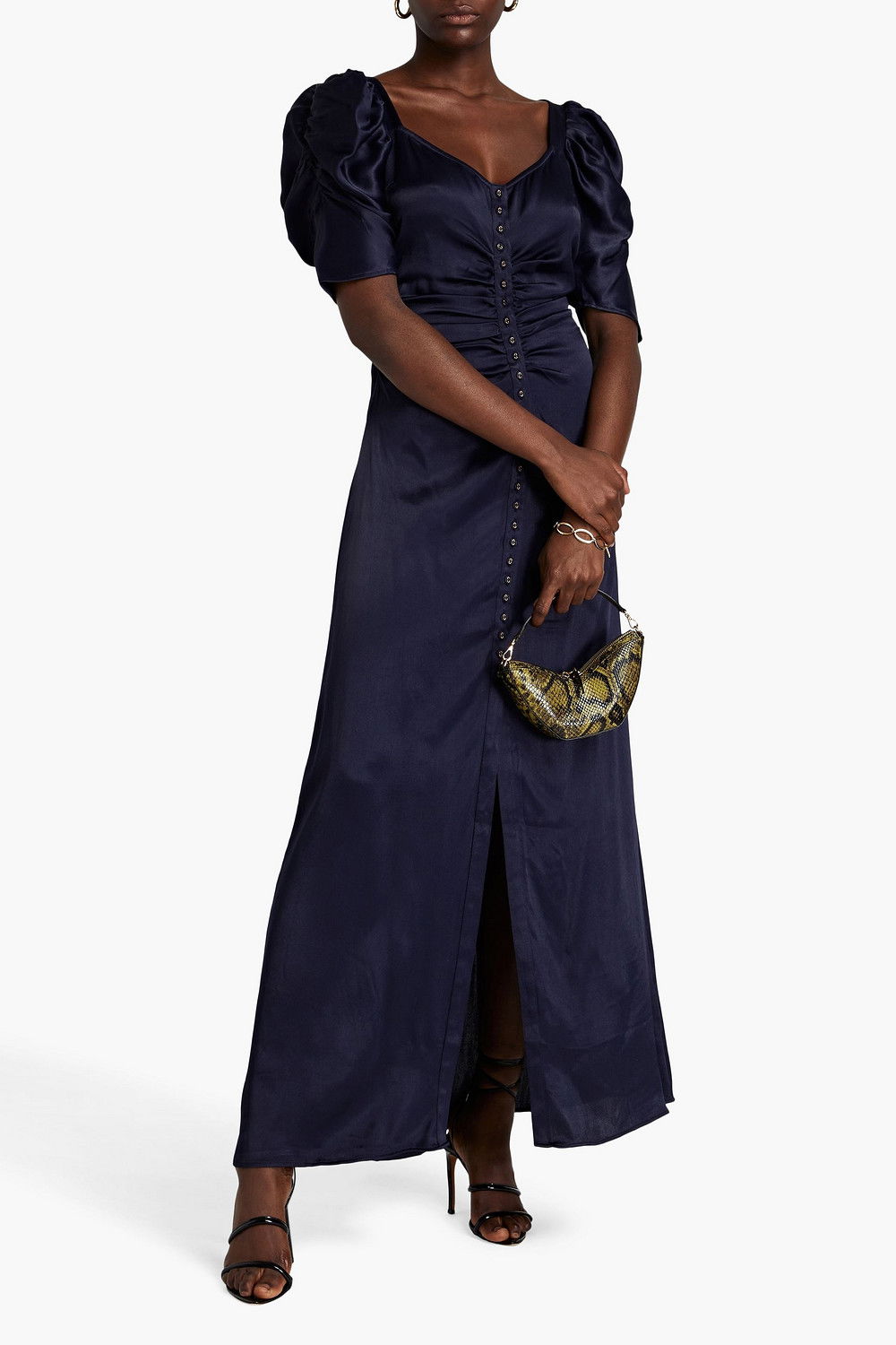 bytimo crepe satin midi dress Crpe Satin Midi Dress