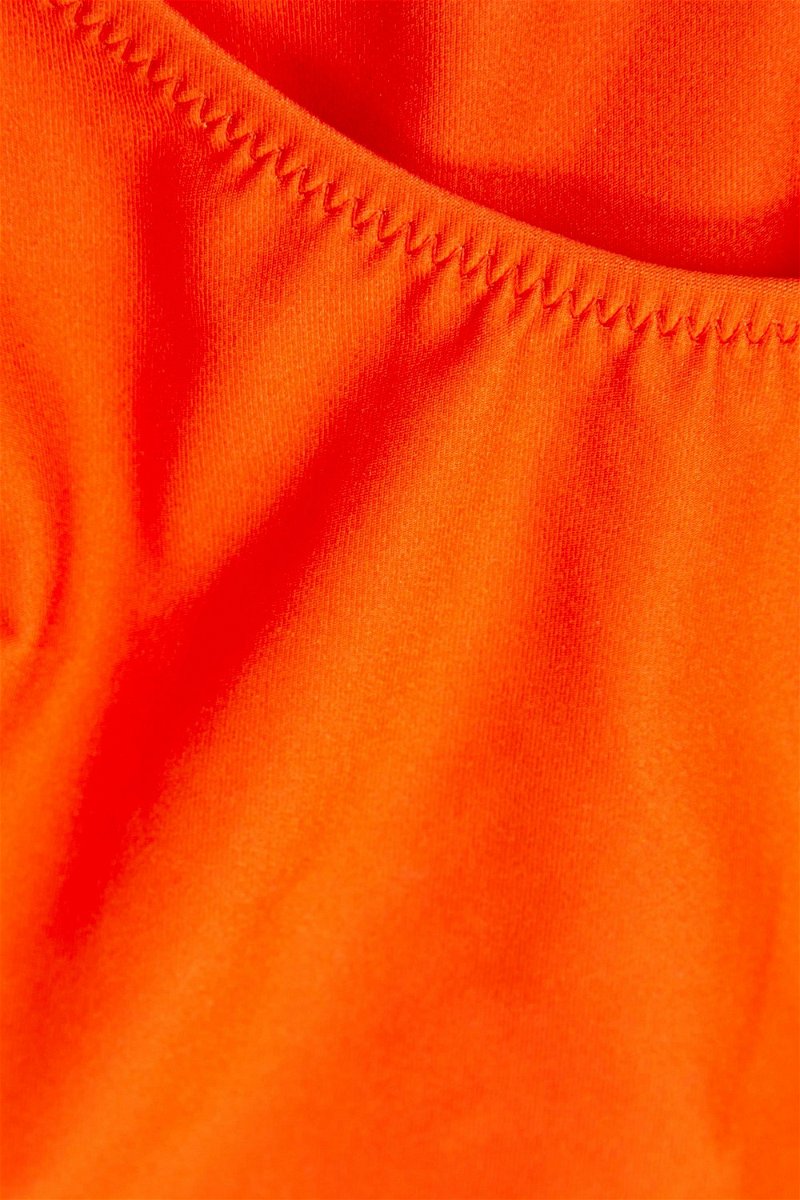 JACQUEMUS Aranja Cutout Swimsuit in Orange | Endource