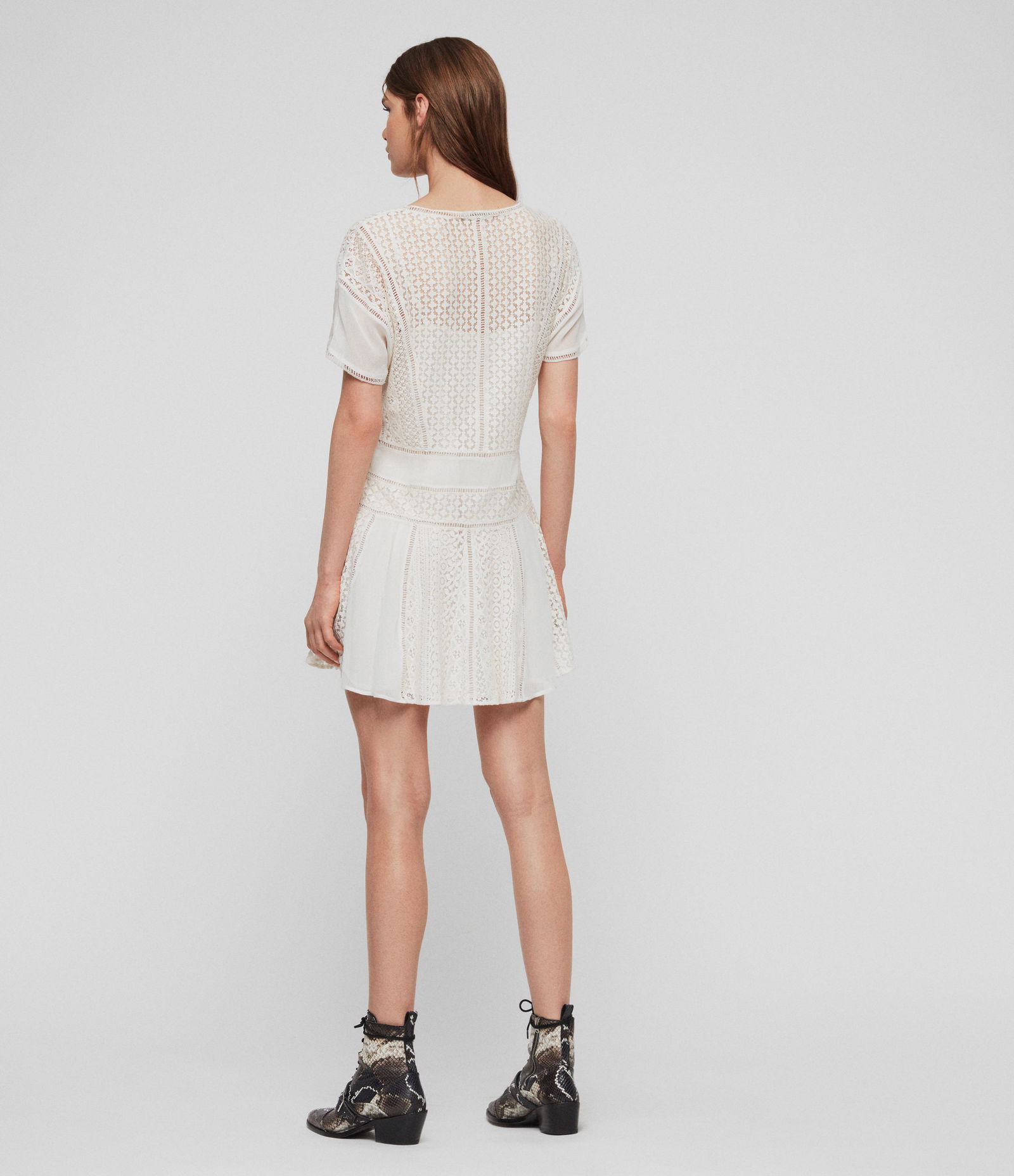 black lace kaftan dress LASER-CUT KAFTAN IN BLACK | CULT MIA main image 0