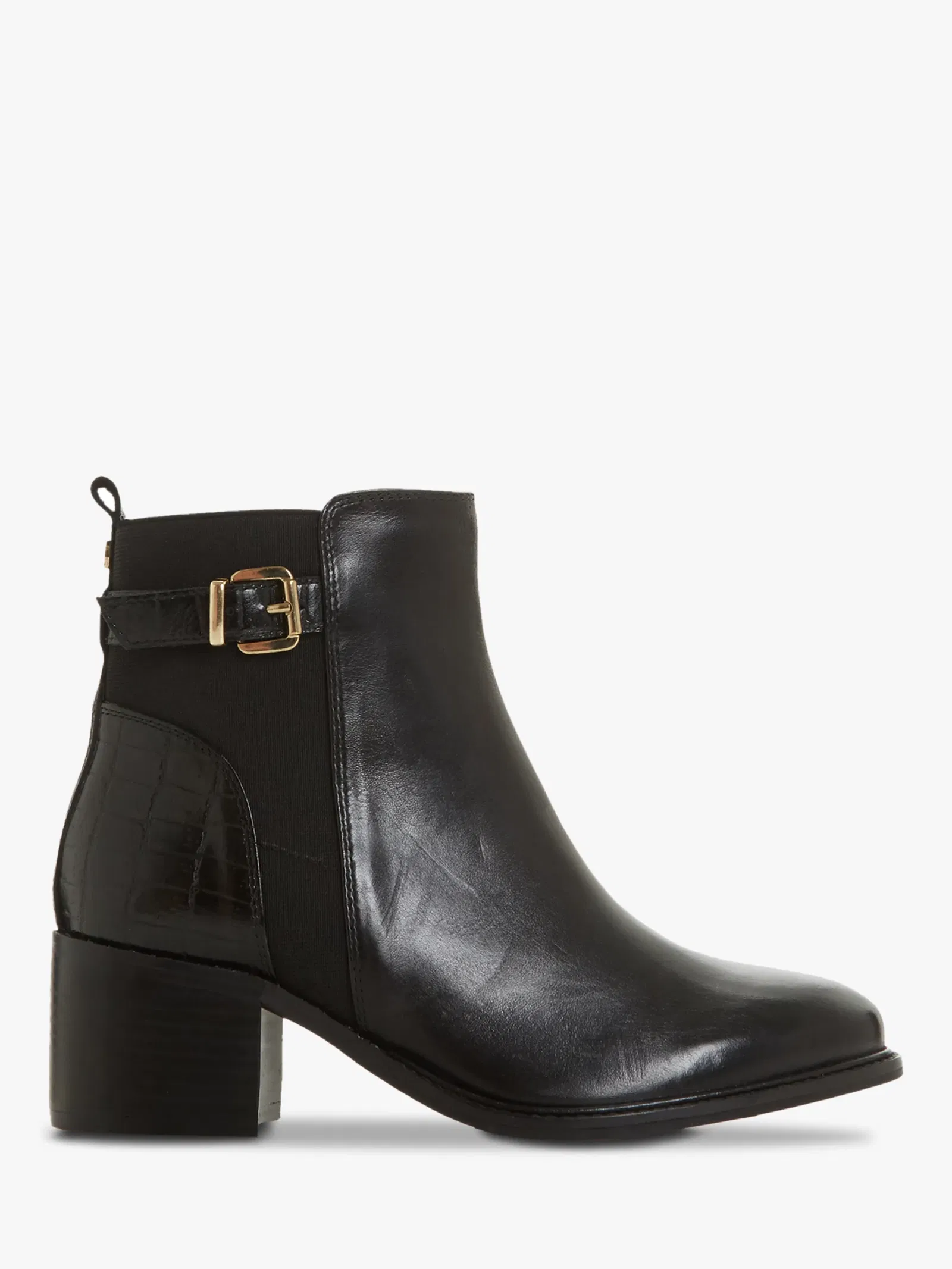 dune peppy black boots