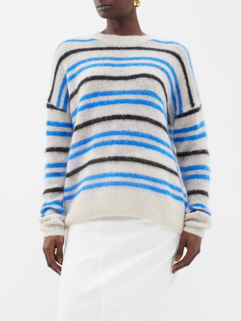 MARANT ÉTOILE Drussell Striped Sweater endource