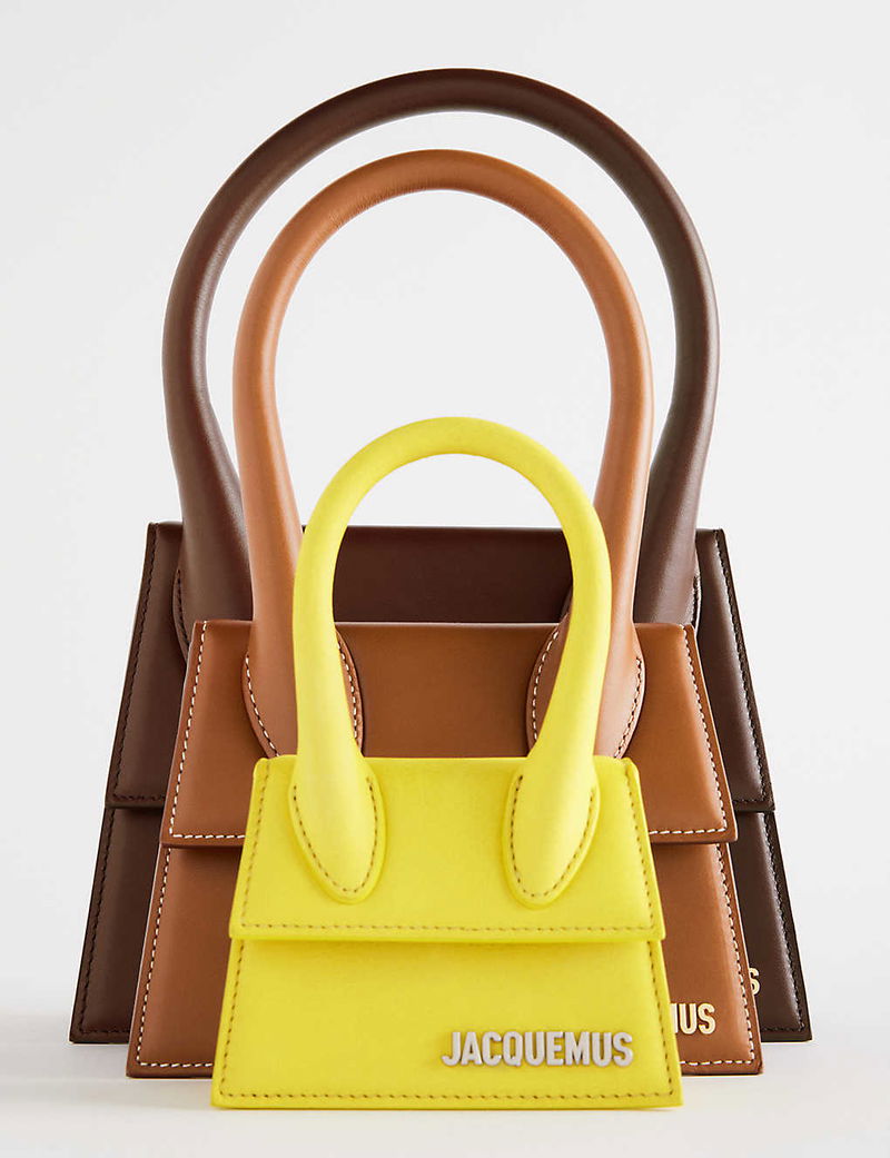 JACQUEMUS 残り少ない ネオンイエロー ミニバッグ