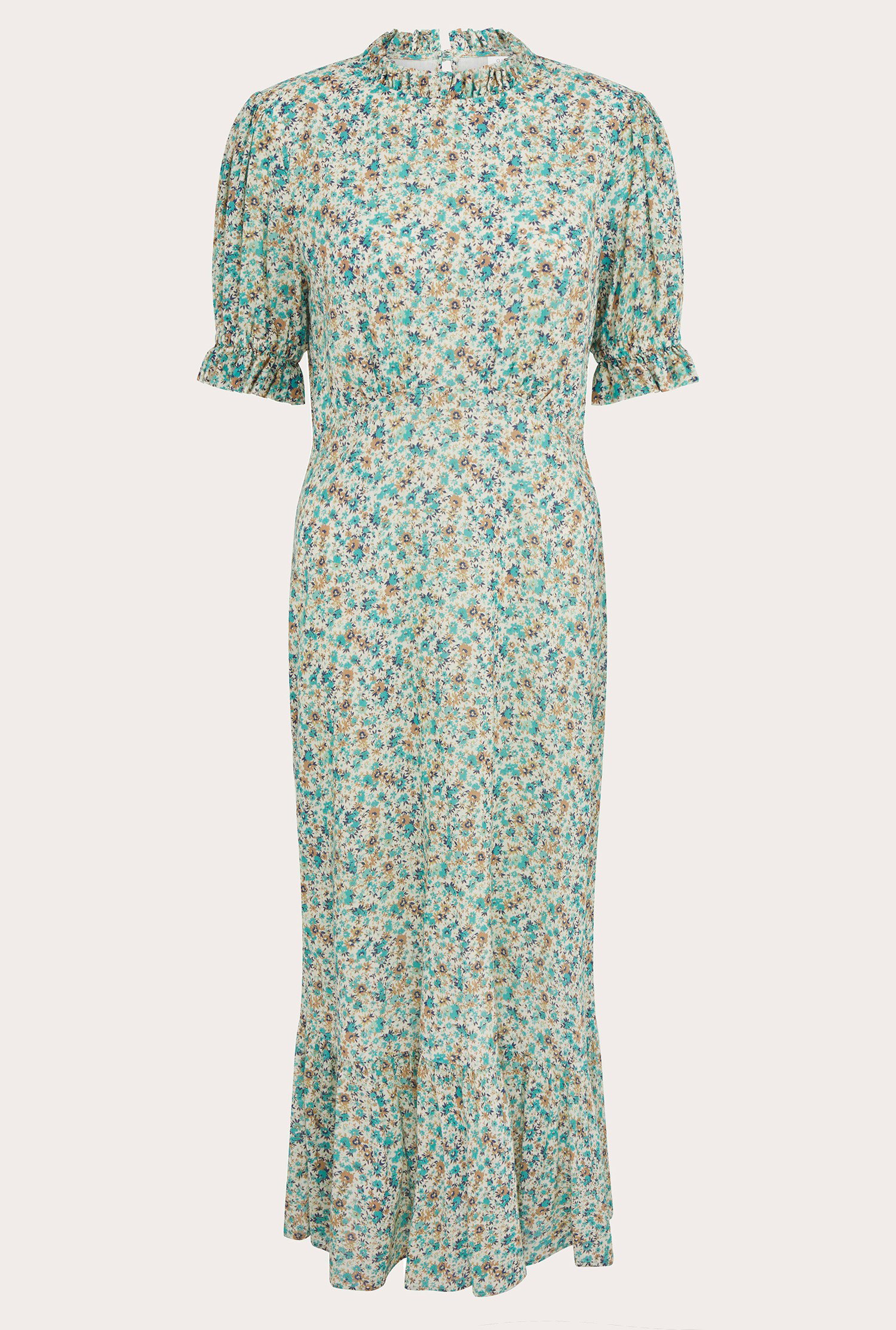 ghost solene dress blue GHOST Solene Dress