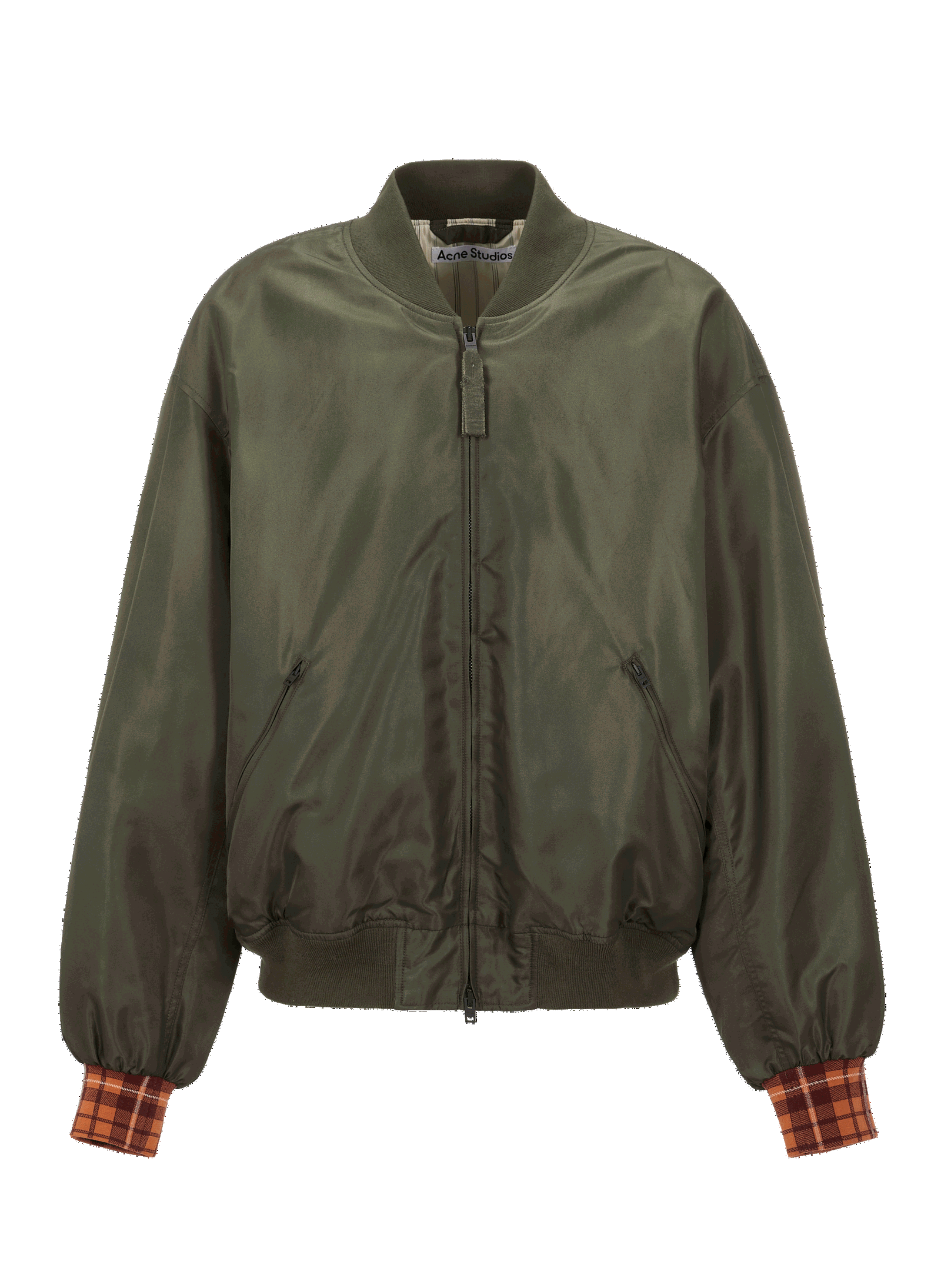 ACNE STUDIOS Satin Bomber Jacket | endource