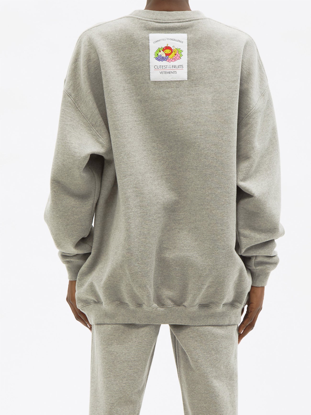 Vetements Cutest Of The Fruits-Print Jersey Sweatshirt | endource
