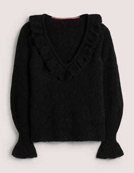 BODEN Fluffy Frill Jumper endource