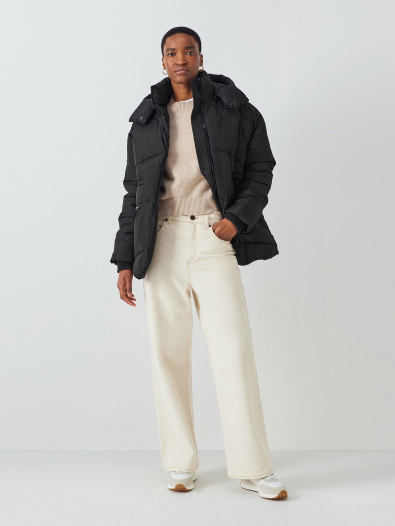 JOHN LEWIS Recycled Polyester Hooded Puffer Coat endource