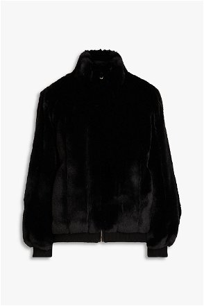 alice faux fur jacket - Beige Melange
