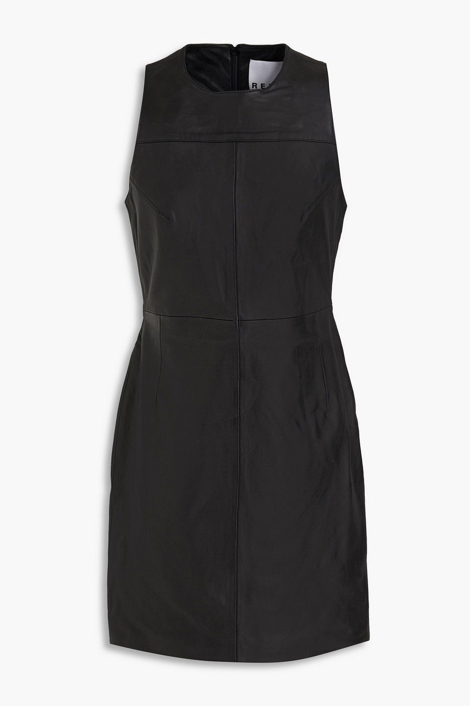 remain birger christensen leather dress REMAIN Birger Christensen Midi Leather Dress korta klnningar shoppa p Booztlet