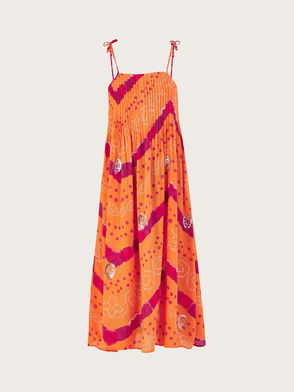 warehouse leopard cami maxi dress