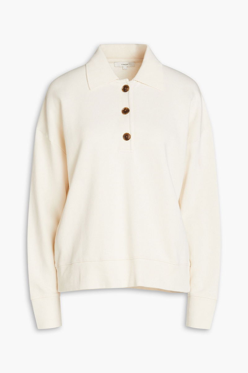 French Terry Poplin Combo Polo Shirt main image 0