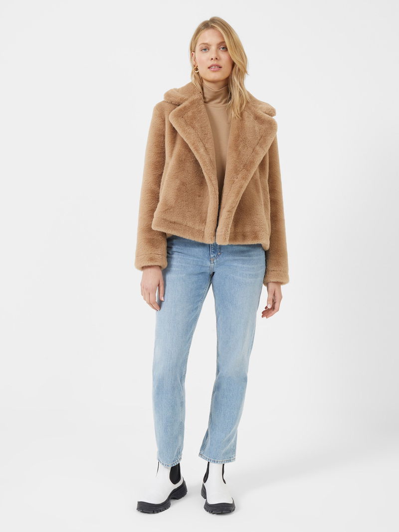 Buouna Recycled Faux Fur Short Coat