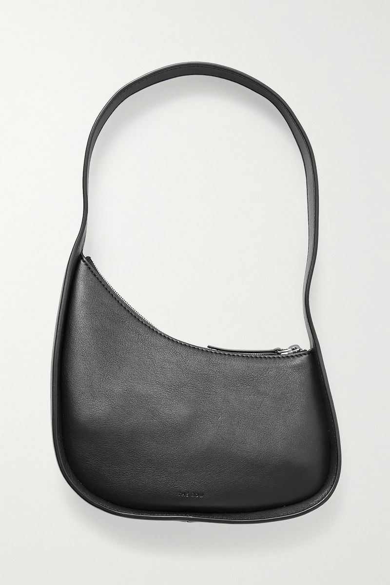 Black Crescent Moon Shoulder Bag