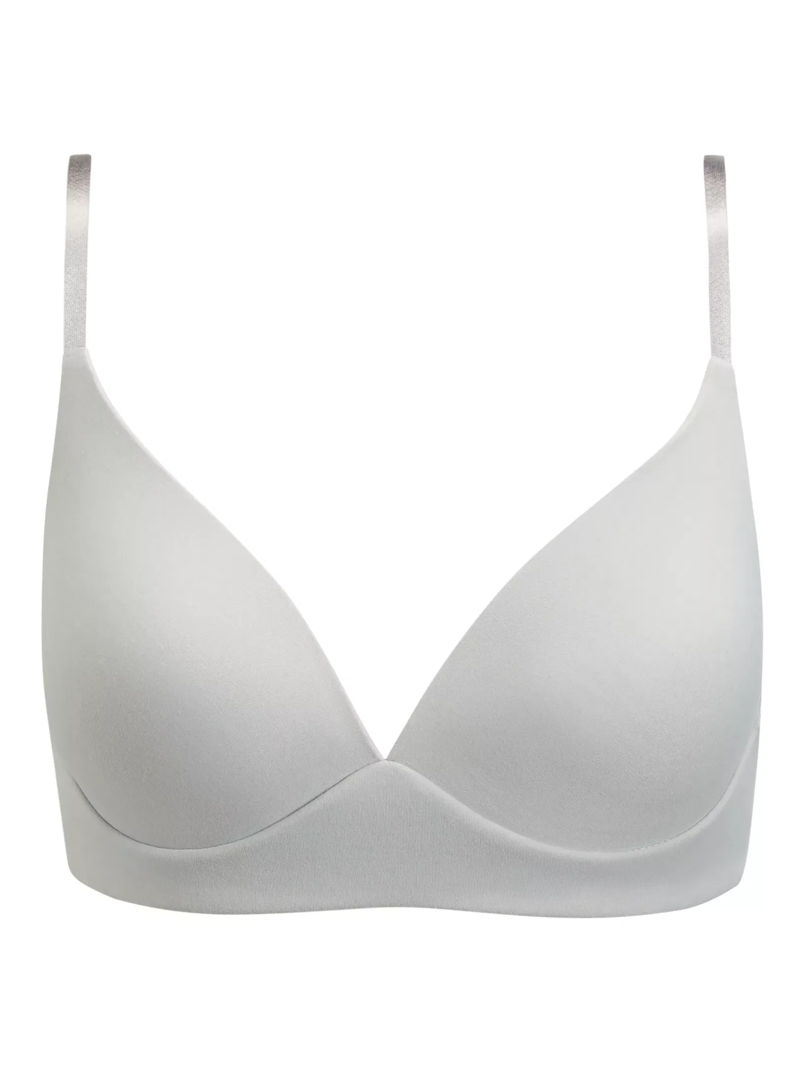 John Lewis Emily Non Wired Organic Cotton Balcony Bra, White at