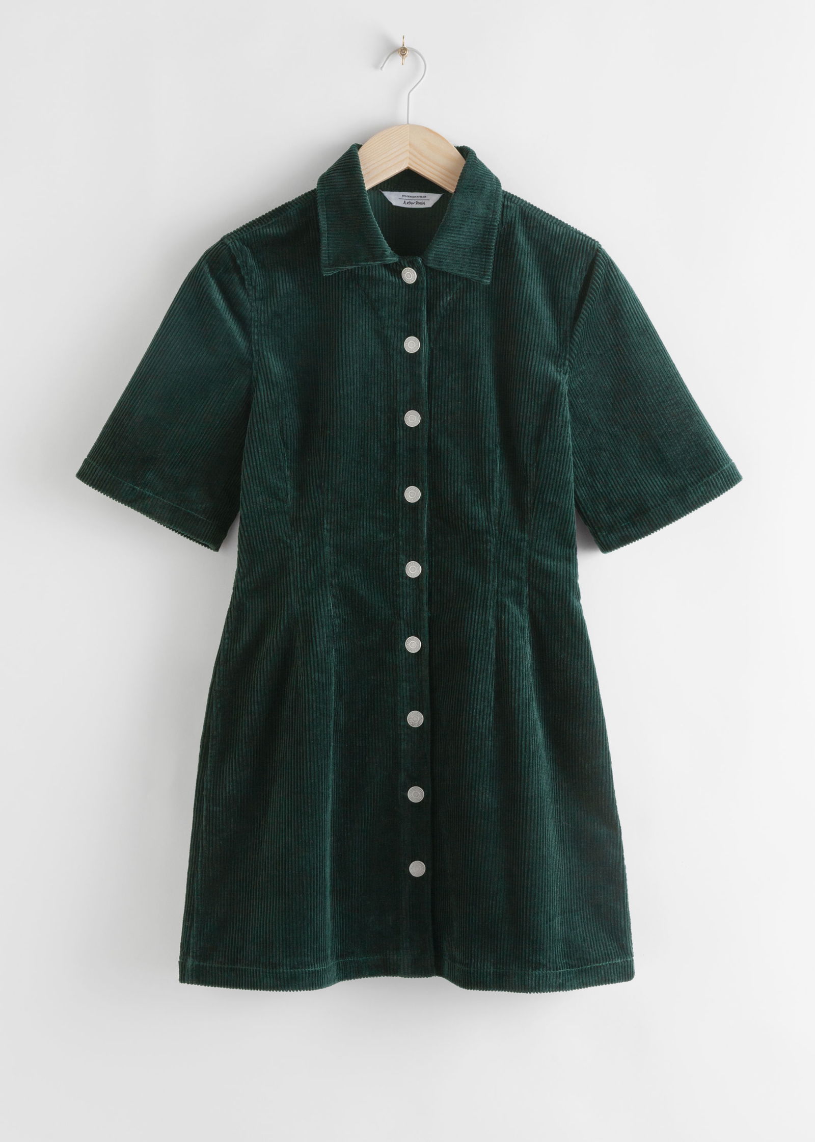 & OTHER STORIES Corduroy Button Up Mini Dress | endource & OTHER STORIES Corduroy Button Up Mini Dress | endource