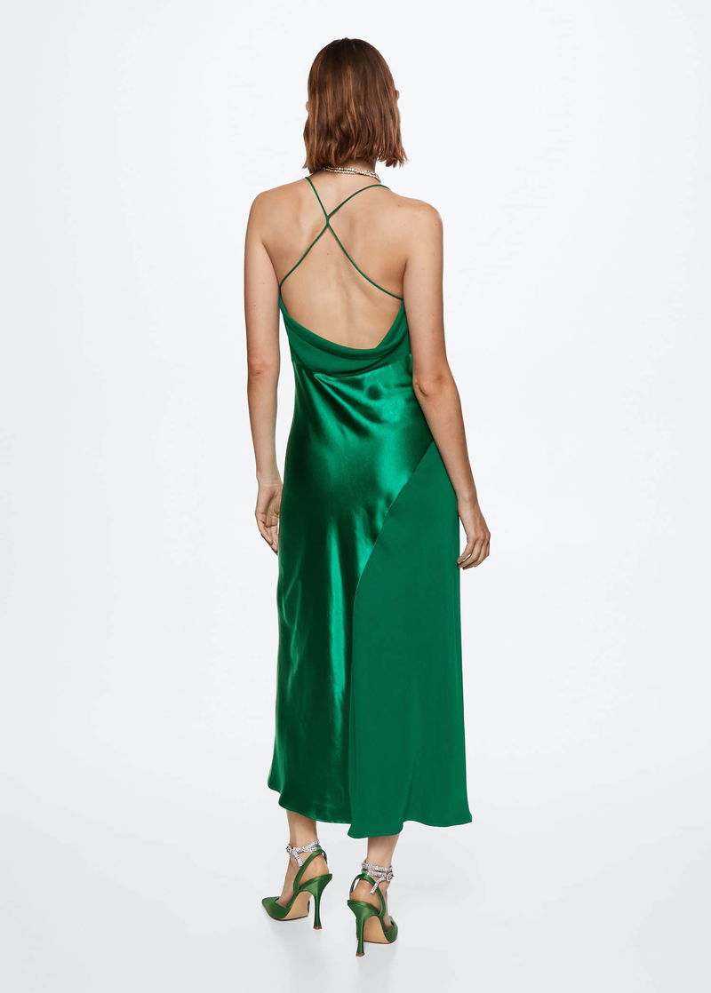 MANGO Satin Panel Dress | endource MANGO Satin Panel Dress | endource