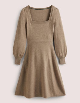 BODEN Square Neck Knitted Dress | endource