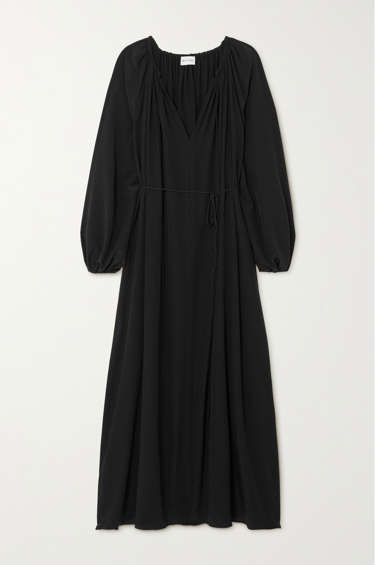 matteau long sleeve tiered dress Matteau