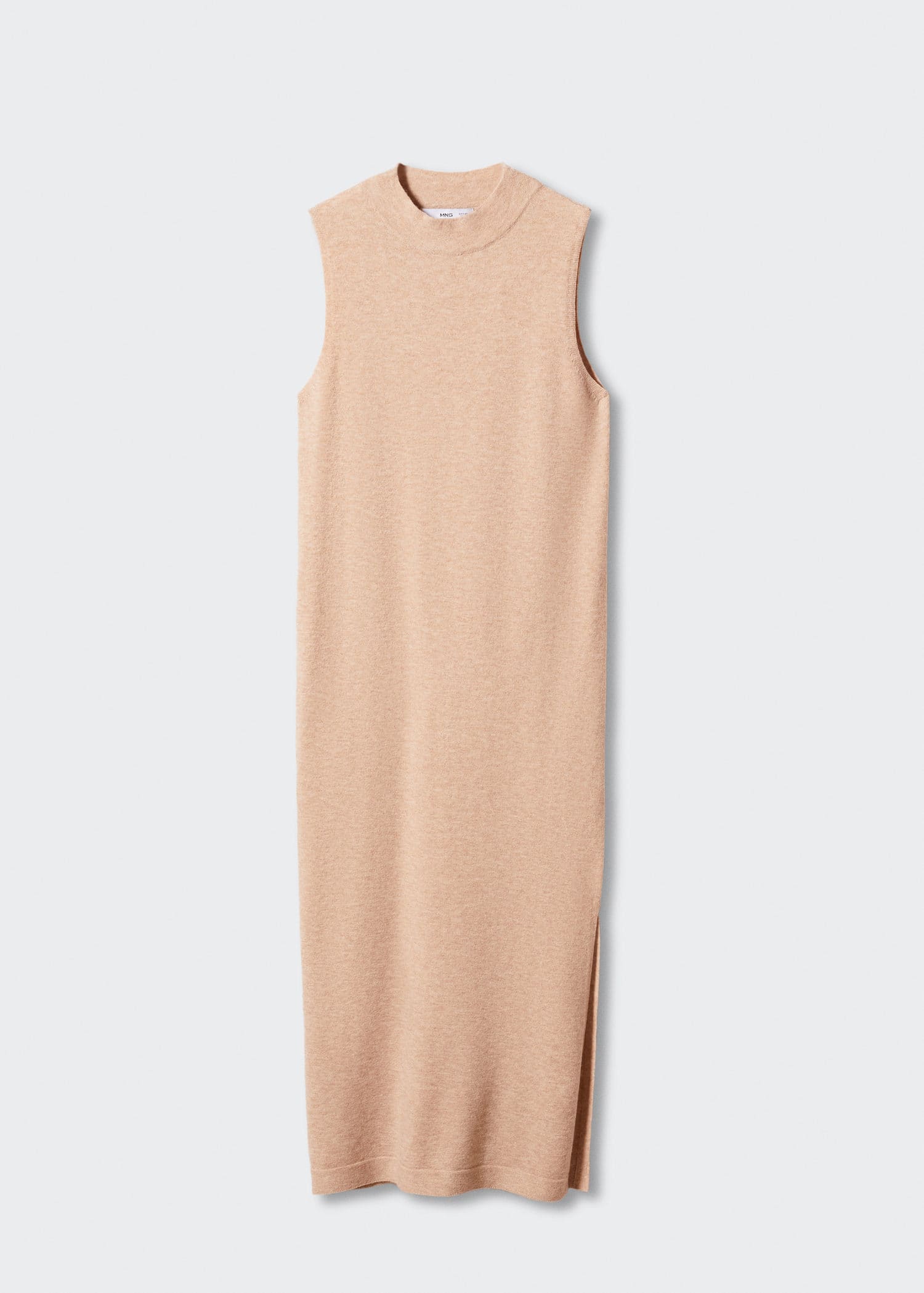 MANGO Side Slit Knit Dress | endource