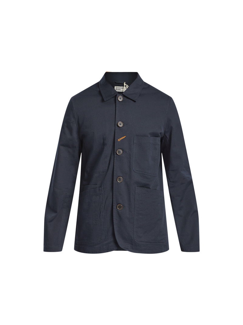 UNIVERSAL WORKS Bakers Jacket in Navy