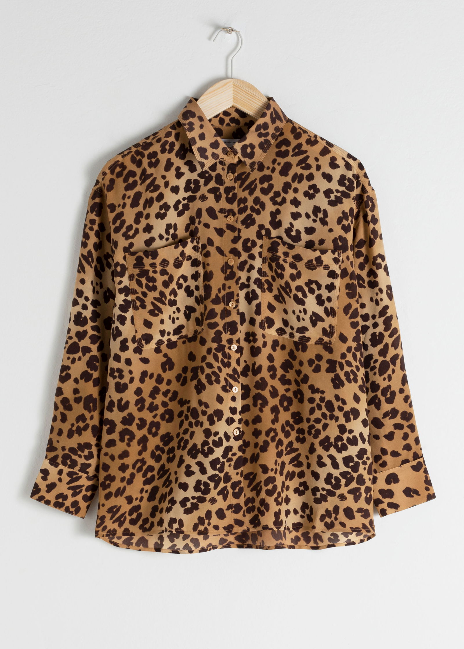 h&m leopard shirt