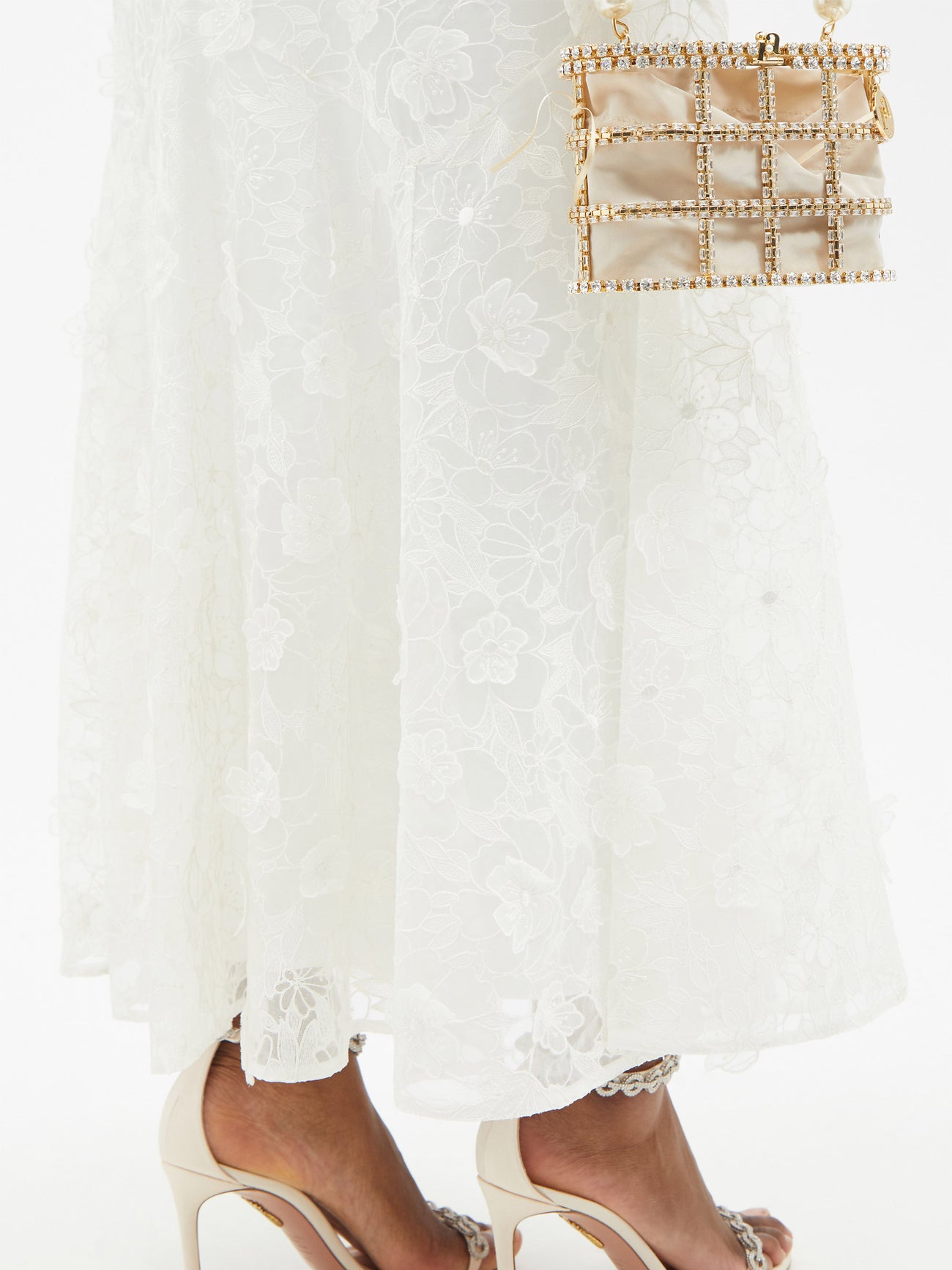 erdem celestina cutwork-organza dress Erdem Sleeveless Printed & Pleated Cocktail Dress in Parchment