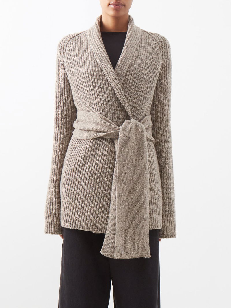 Wool-Blend Shawl-Collar Cardigan – The Helm Clothing