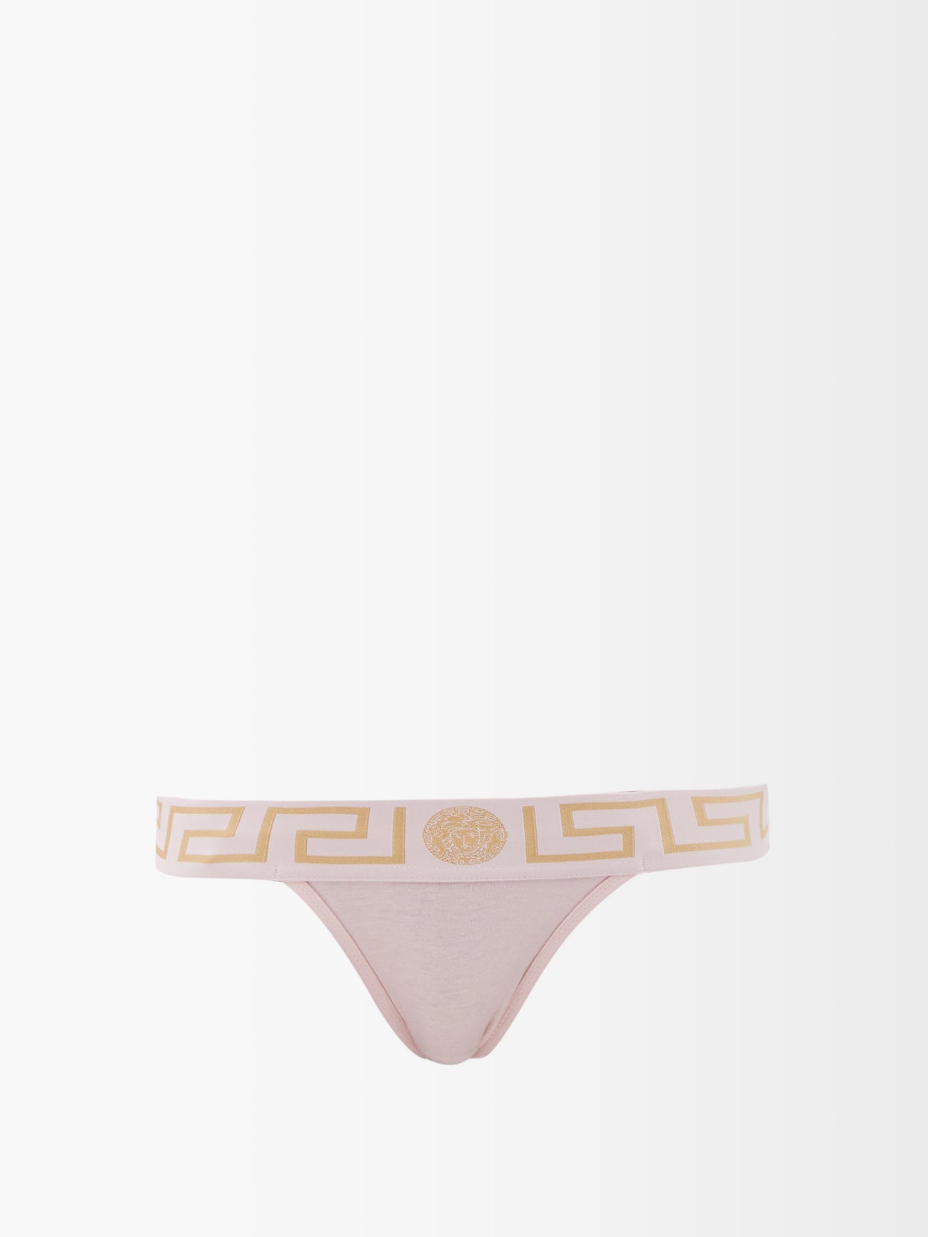 Repeat-Logo Low-Rise Thong