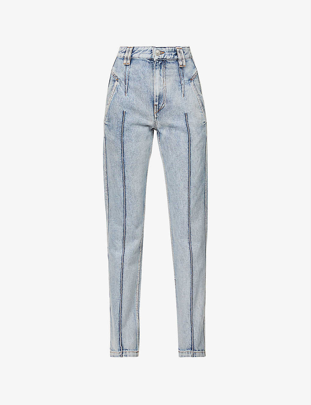 MARANT ÉTOILE Tijackom High-Rise Straight-Leg Jeans endource