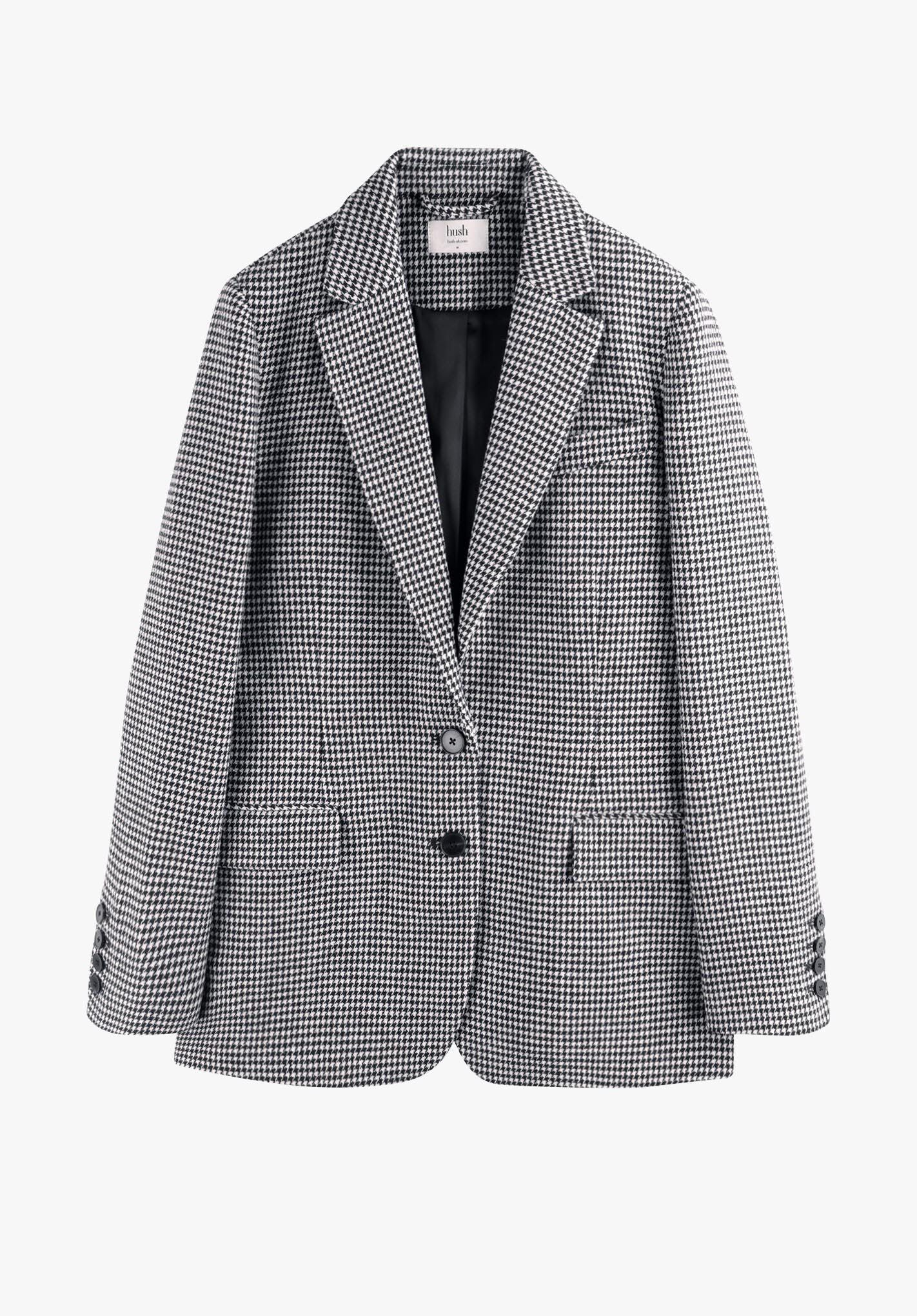 HUSH Alpa Blazer in Check | Endource