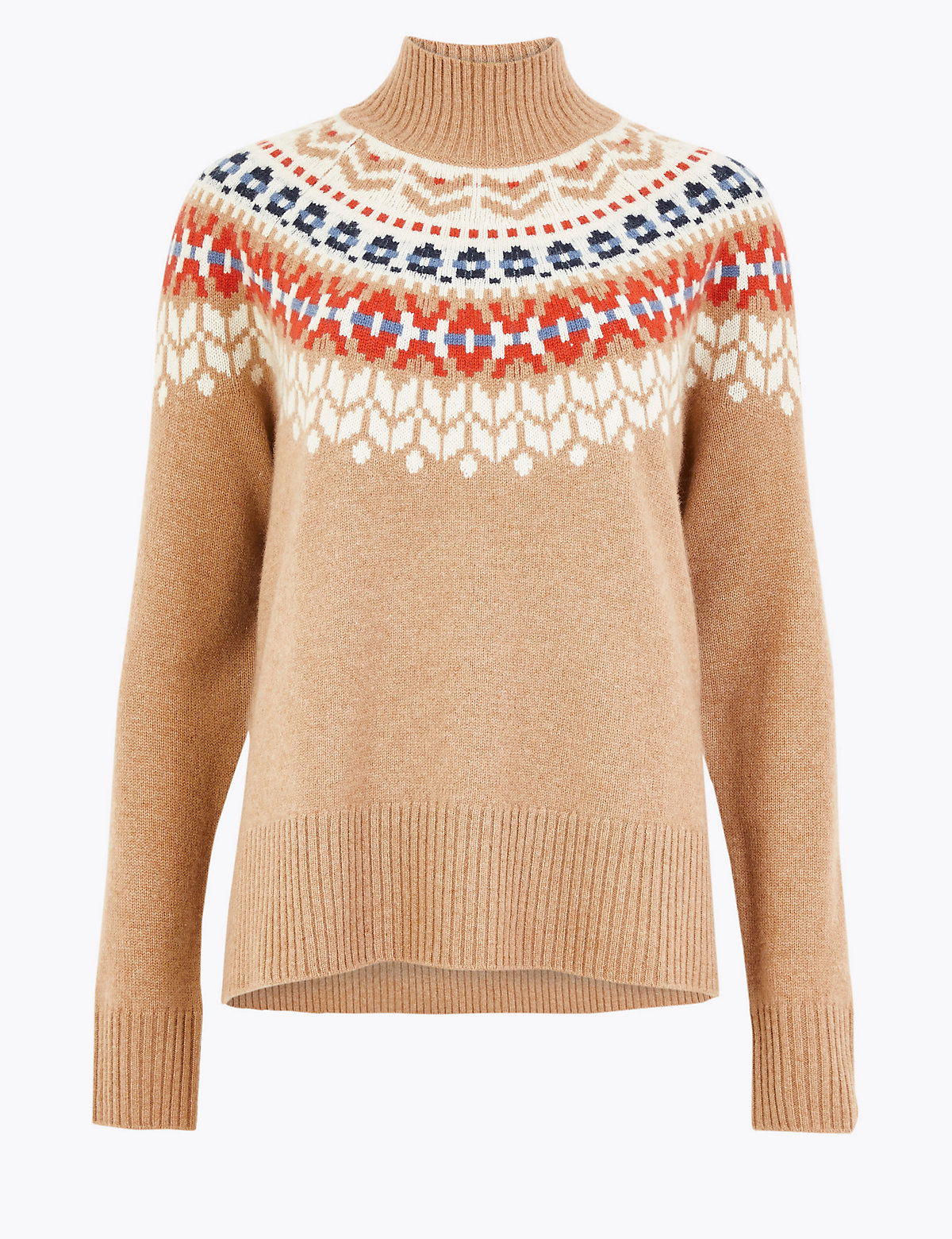 Fair Isle Marks And Spencers Ladies Jumpers Marks And Spencer Pure