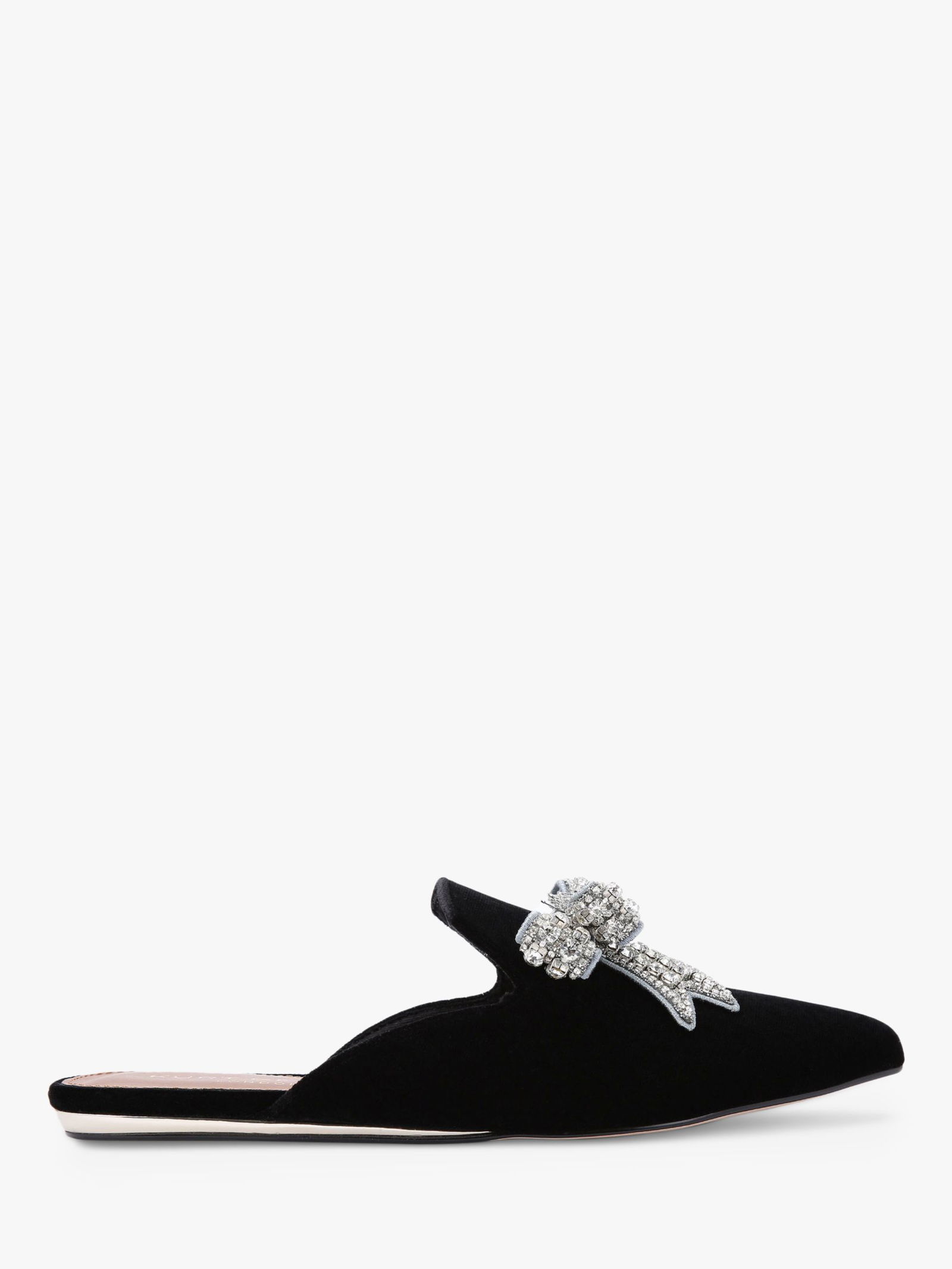 KG KURT GEIGER Olive Crystal Bow Pointed Toe Mules endource