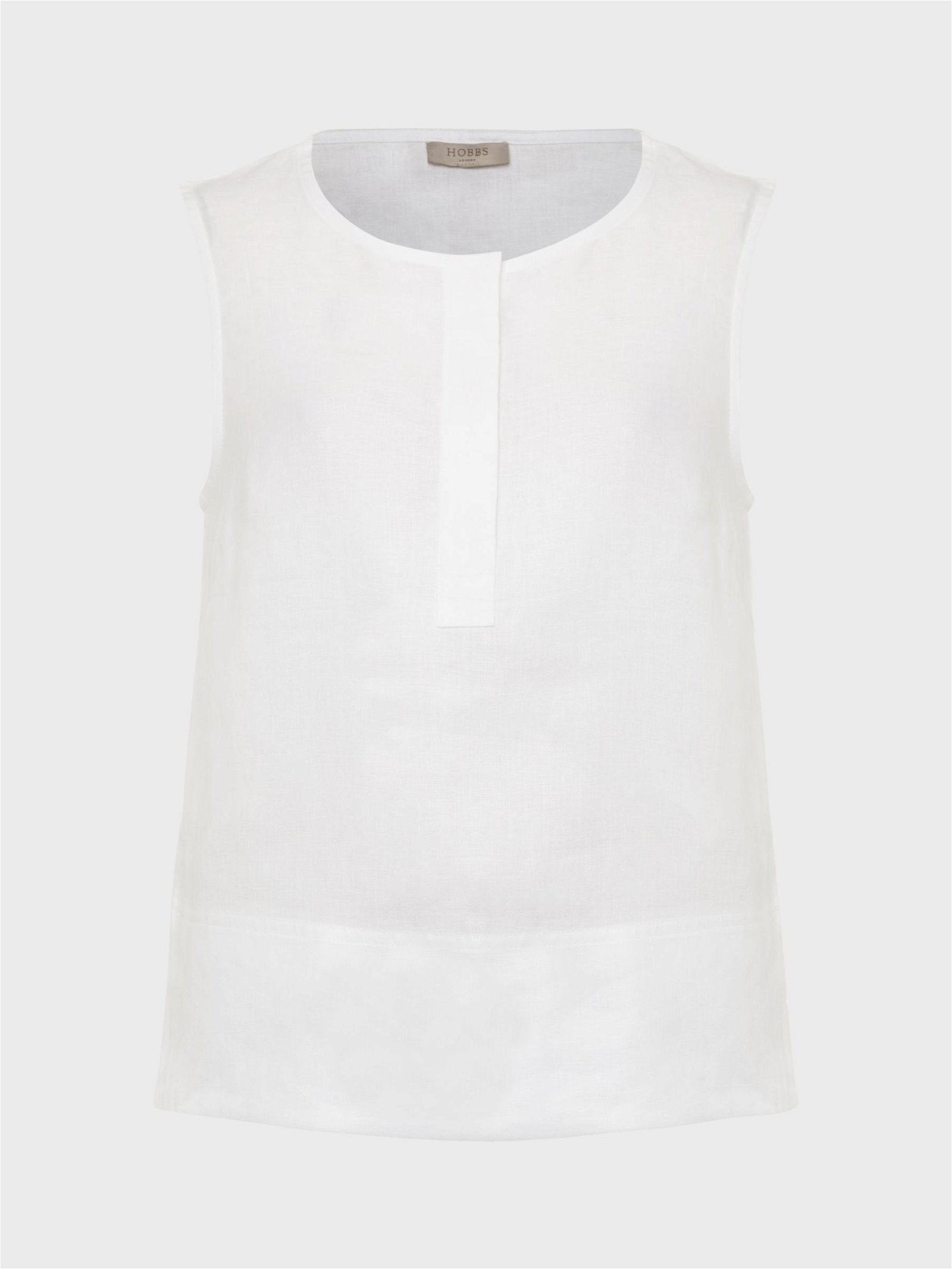 Hobbs Sleeveless Shirt, White
