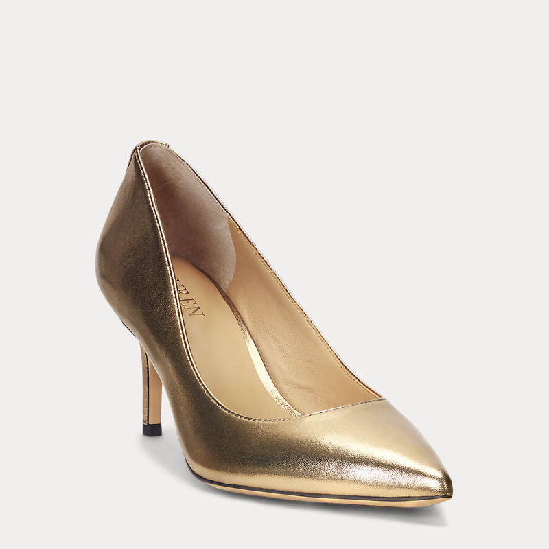 lanette leather pump