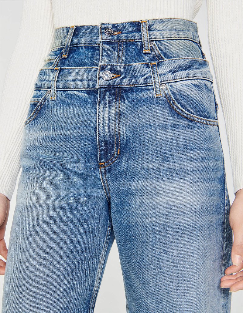 Double-Belted Jeans
