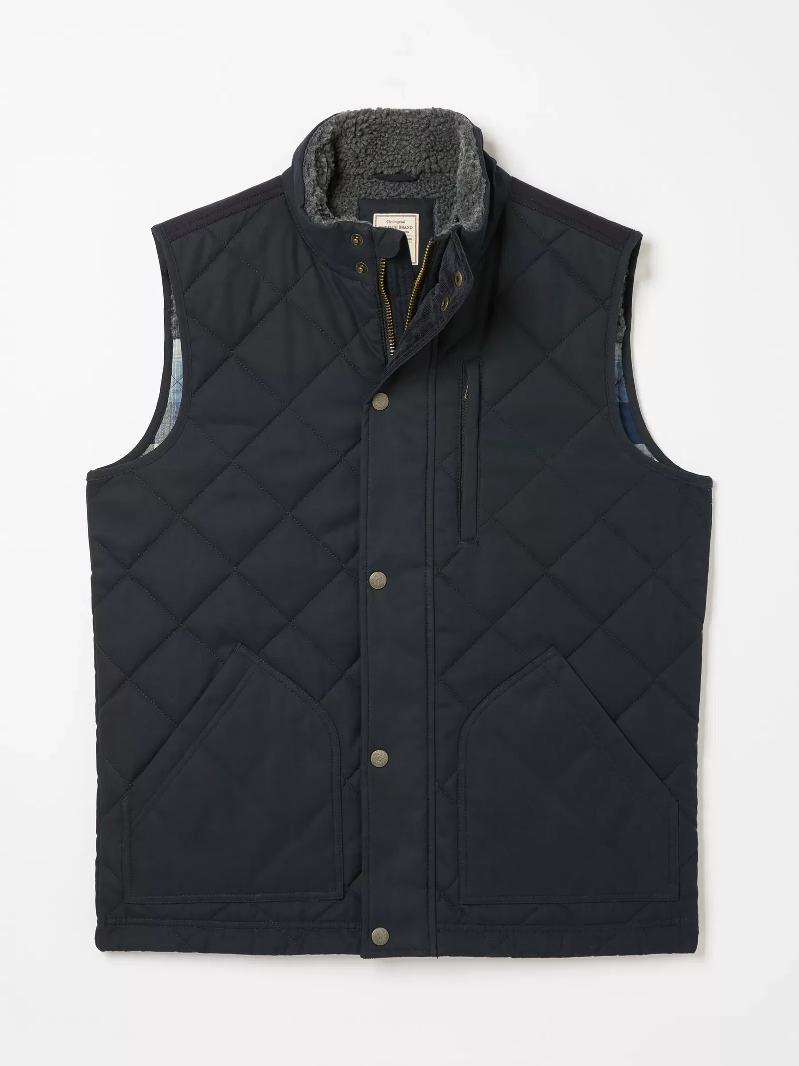 FATFACE Hayle Quilted Gilet in Navy Endource