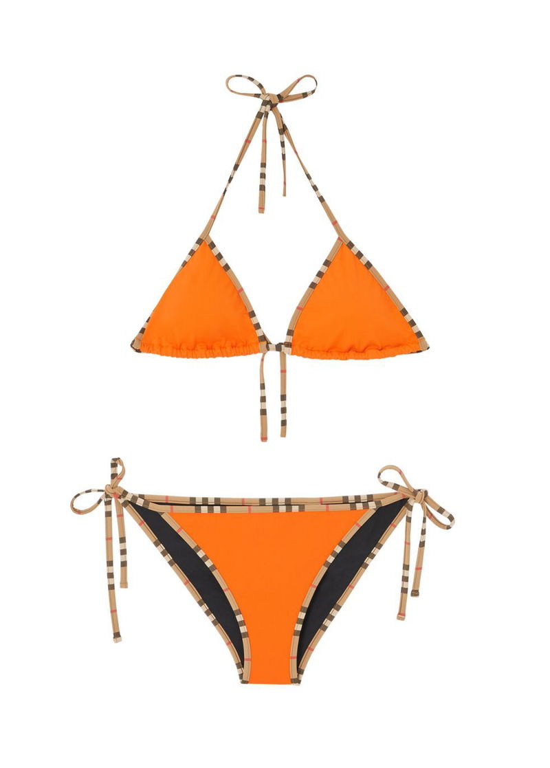 Luxury Swimwear Burberry Swimsuit Womens Sale BURBERRY Icon Stripe