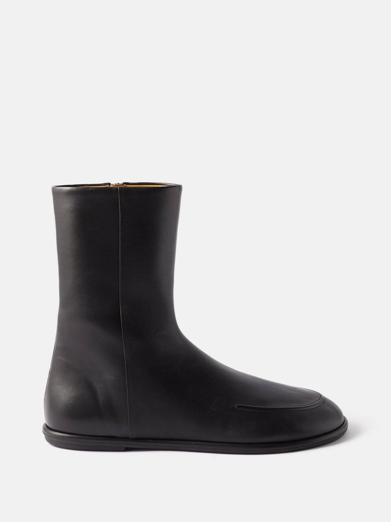 THE ROW Canal Leather Ankle Boots | endource
