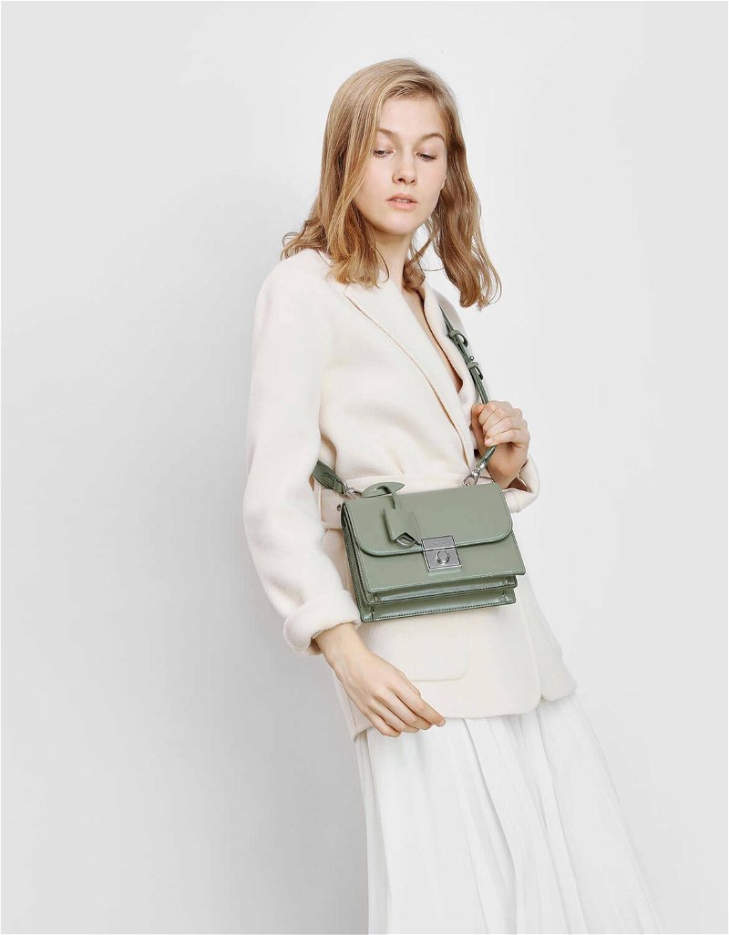 CHARLES & KEITH Structured Crossbody Bag | Endource
