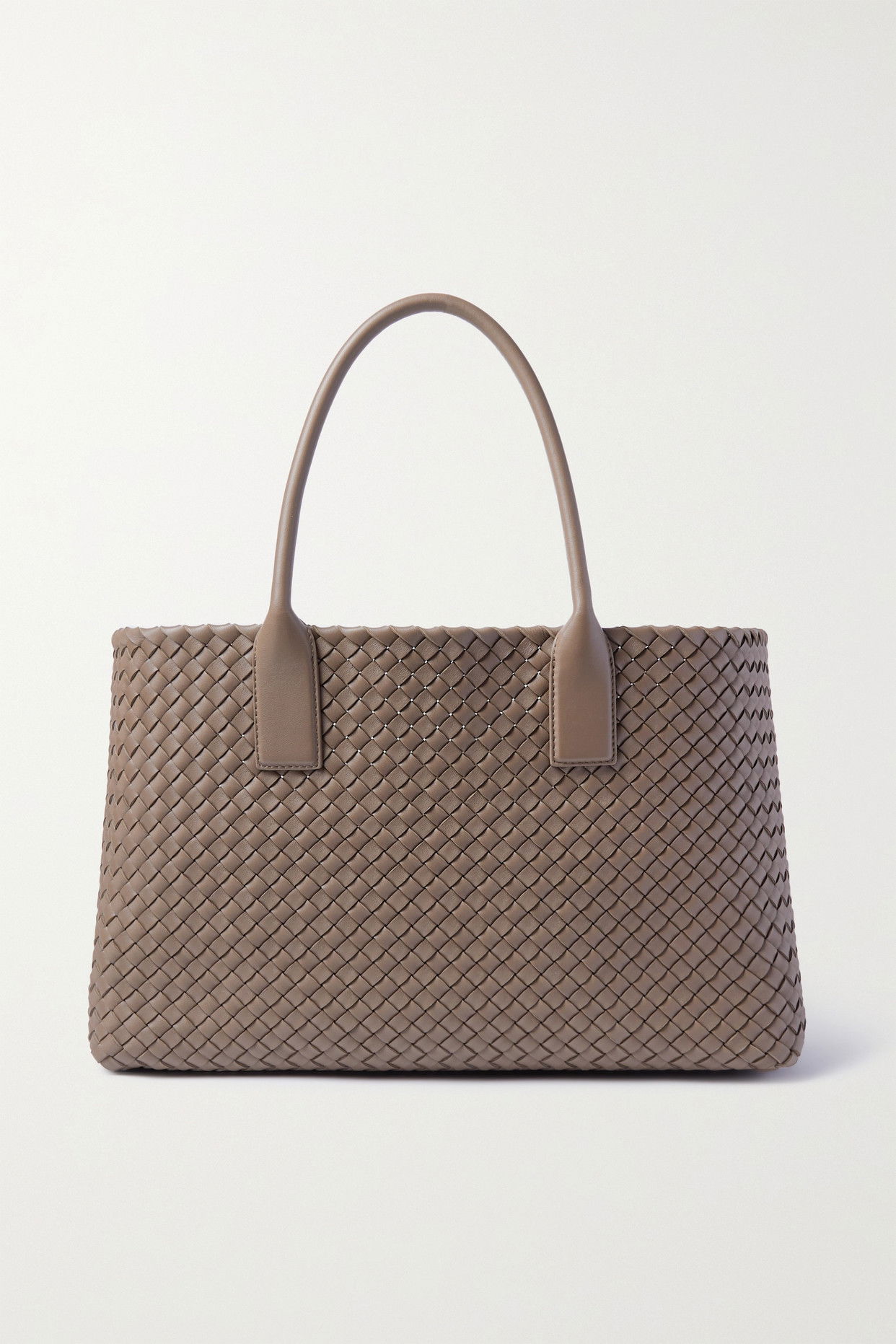 BOTTEGA VENETA Cabat Intrecciato Leather Tote in Brown